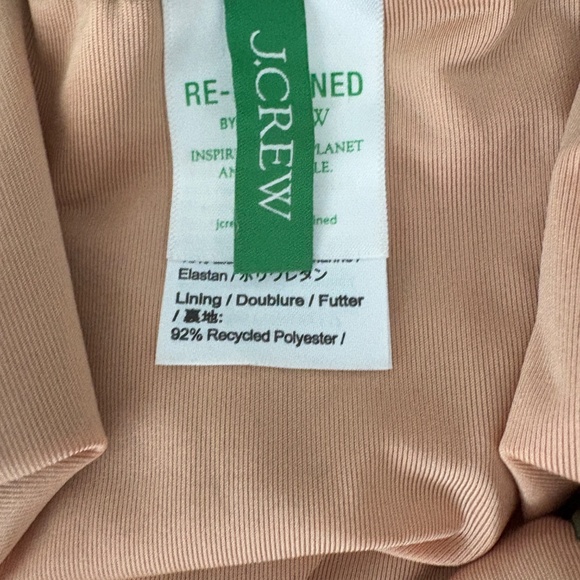 J. Crew Ruched V-neck One-piece Swimsuit - Olive Green, 14 - Picture 5 of 6